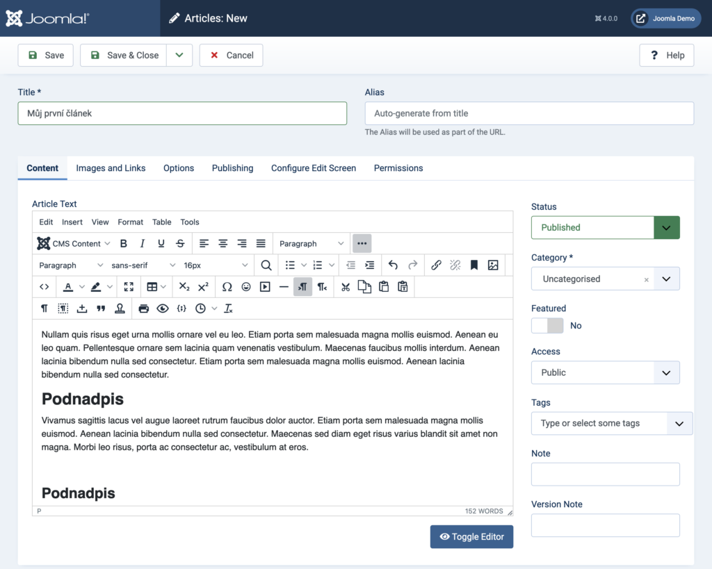 Joomla 4