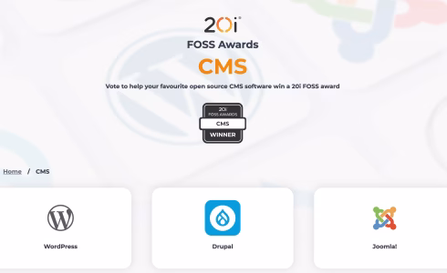FOSS Awards CMS