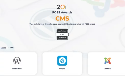 FOSS Awards CMS